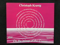 on the wings of the cranes
